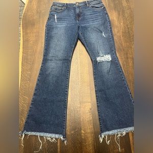 Women’s No Boundaries Wide Leg High Rise Jeans